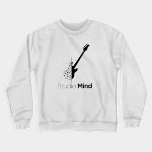 Studio Mind, Guitar Black Crewneck Sweatshirt